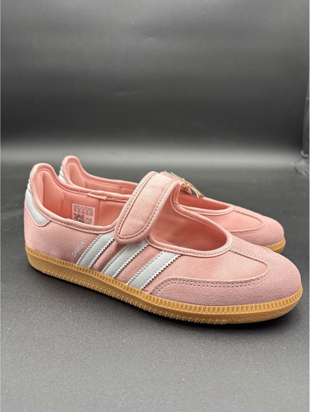 Adidas Samba Jane Pink White Gum Kids 7 NIB